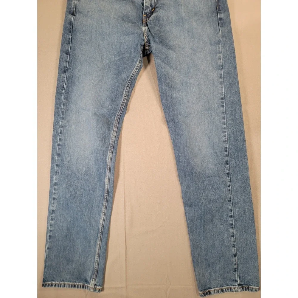 Levi's 505 Regular Fit Jeans Mens 32x32 Blue Straight Leg Stretch Denim Pants